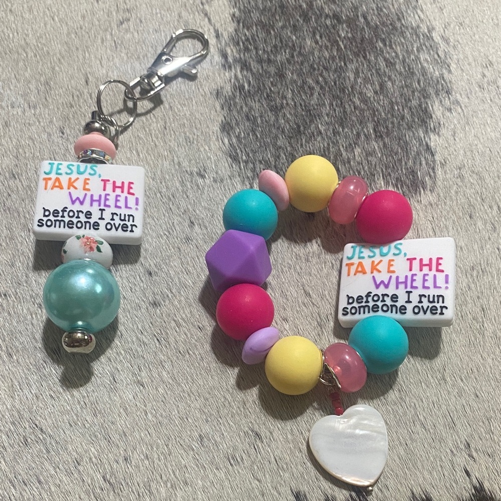 “Jesus Take the Wheel” Stanley Cup Accesory set